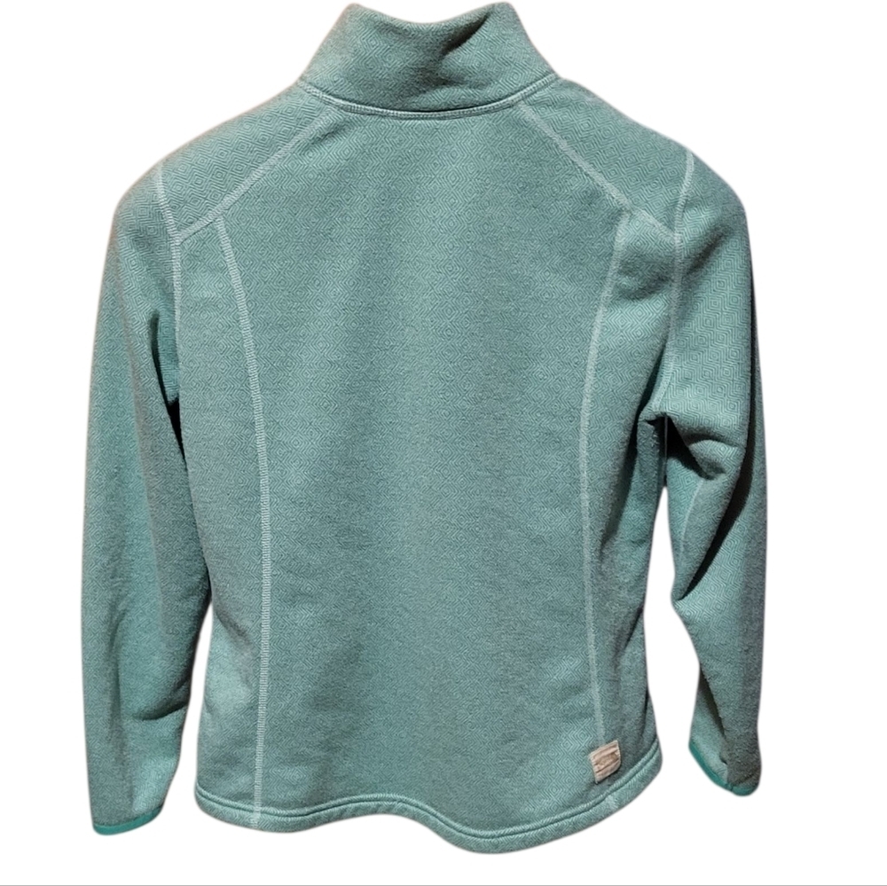 The North Face Teal Crescent Ridge Shawl Sweater Womens Size Medium - Picture 2 of 10